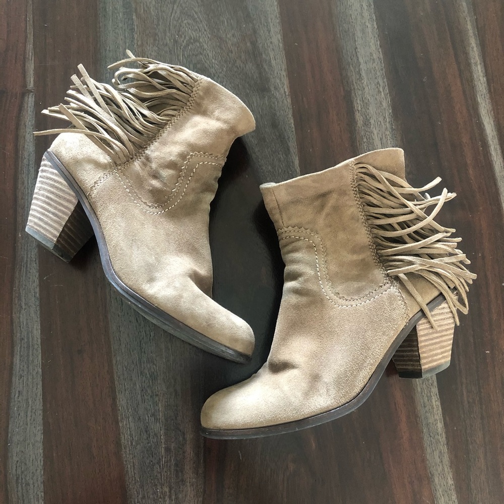 Sam Edelman Louie Suede fringed booties 6